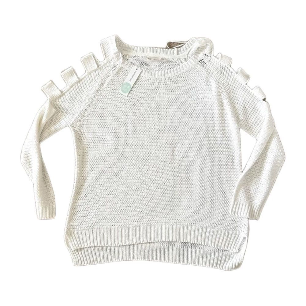 Shoulder detail sweater